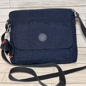 Kipling Blue Crossbody Bag with Adjustable Strap